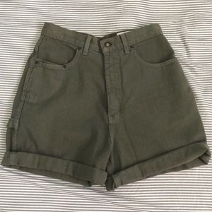 High waisted shorts